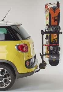 porte-skis attelage en situation