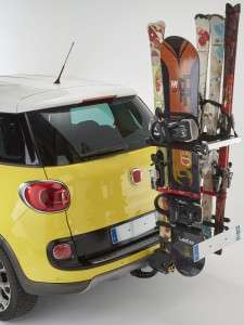 porte-skis attelage en situation