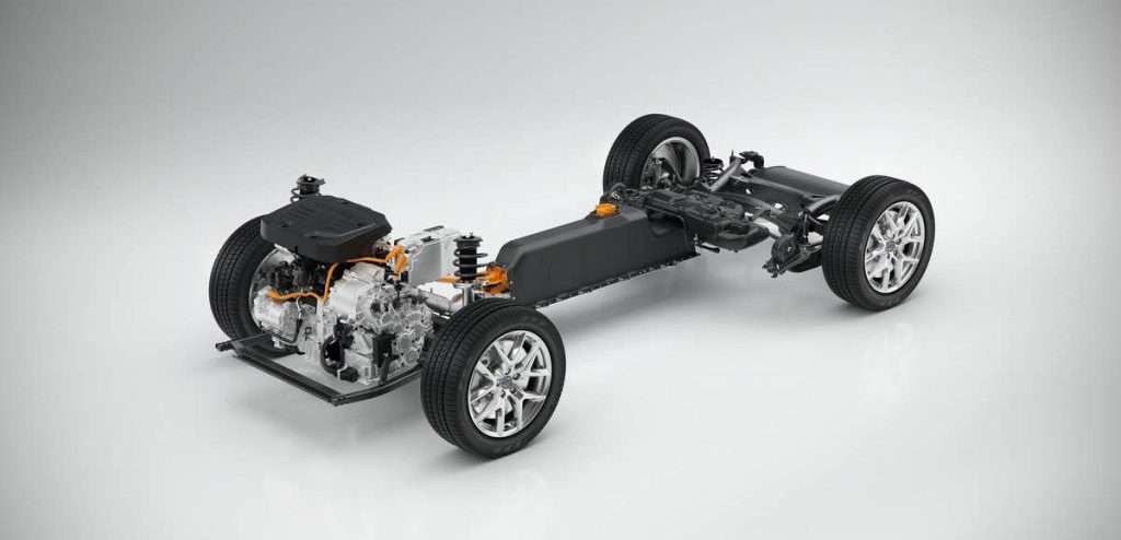 Plateforme CMA Volvo hybride rechargeable