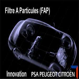  FAP : filtre à particules additivé diesel, une innovation PSA Peugeot Citroën 