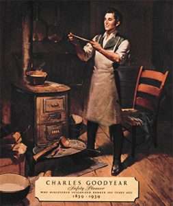 Charles Goodyear - inventeur principe vulcanisation des pneus