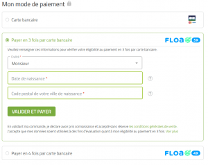 Floa Bank Avatacar - paiement fractionné