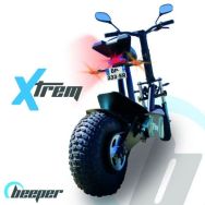 Scooter électrique homologuée Xtrem 3000W 45 Km/h max 55 Km d'autonomie Beeper