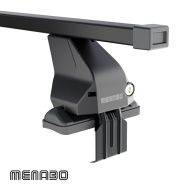 Barres de toit Omega Acier Black M