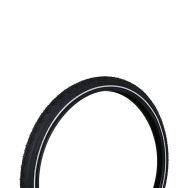 Pneu noir réfléchissant Dresco pour vélo 24 x 1,75 (47-507)