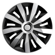 Enjoliveurs Penta Silver Noir x4