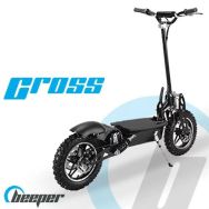Trottinette électrique homologuée Cross 1000W 35 Km/h max 30 Km d'autonomie Beeper