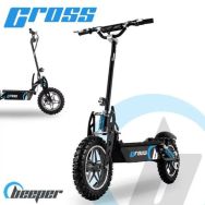 Trottinette électrique homologuée Cross 1600W 45 Km/h max 40 Km d'autonomie Beeper