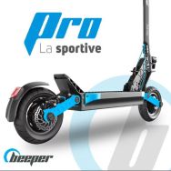 Trottinette électrique homologuée Pro 1200W 55 Km/h max 75 Km d'autonomie Beeper