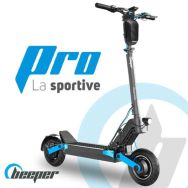 Trottinette électrique homologuée Pro 2000W 60 Km/h max 80 Km d'autonomie Beeper