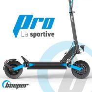 Trottinette électrique homologuée Pro 600W 50 Km/h max 50 Km d'autonomie Beeper