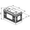 Batterie Bosch L4034 12V 105Ah 800A
