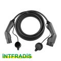 Cable de recharge pour voiture électrique Type 2 vers Type 2 - 7 mètres - 32A 7kw