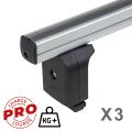 Barres de toit Professional Alu XL x 3