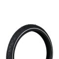 Pneu noir réfléchissant Dresco pour vélo 16 x 1,75 (47-305)