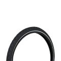 Pneu noir réfléchissant Dresco pour vélo 20 x 1,75 (47-406)