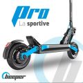 Trottinette électrique homologuée Pro 1200W 55 Km/h max 75 Km d'autonomie Beeper