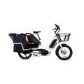 Vélo cargo longtail électrique familial U-Cargo Family Addbike