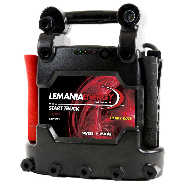 Booster batterie voiture et moto 12/24V 2500A Lemania P5-ST-1224V - 2368383