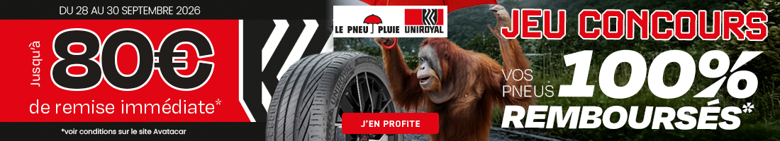 Promotion Uniroyal - 80€ de remise
