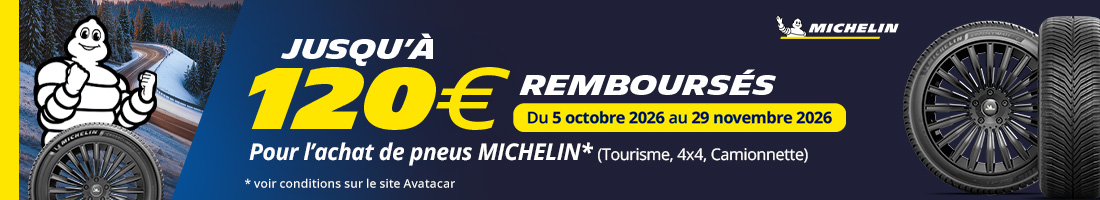 Promotion Michelin 120€ de remise