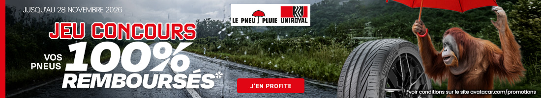 10% Uniroyal + jeux concours 