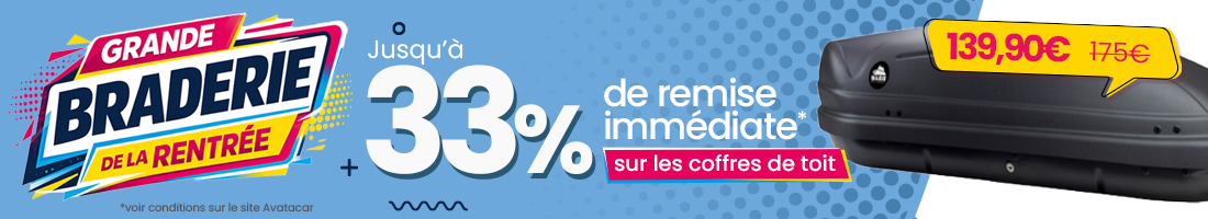 Offre coffre de toit