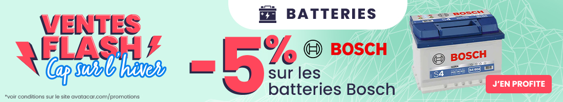 Promo batterie bosch