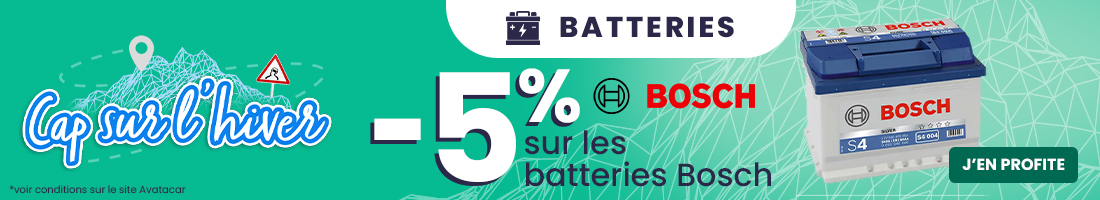Promo batterie bosch