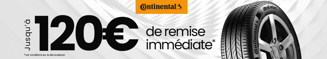 Opération continental jusqu'à 120 € de remise