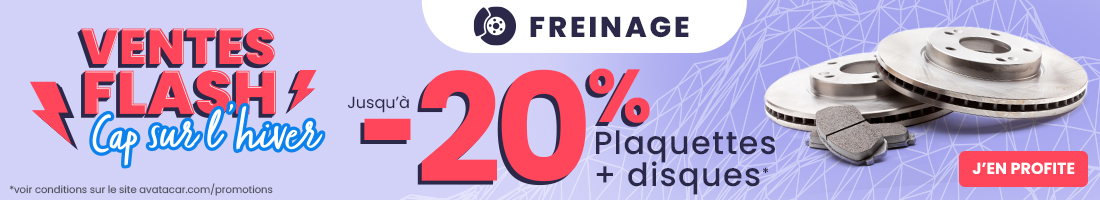 Offre -20% freinage