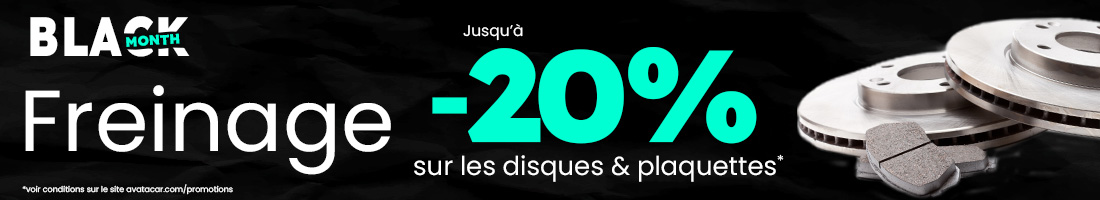 Offre -20% freinage