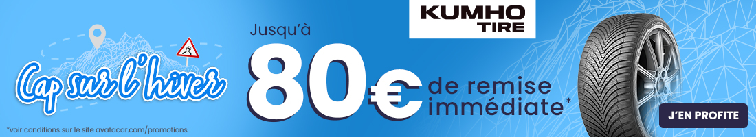 80 € remise immédiate Kumho 