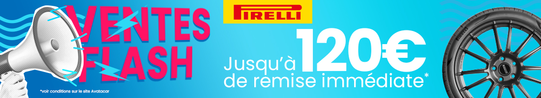Promo pneu Pirelli 2026 - 120€ de remise