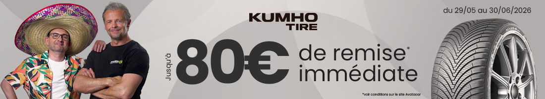 OPERATION Kumho 80€ remise immédiate