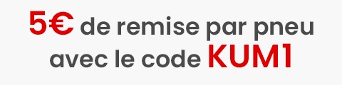operation 80€ de remise kumho