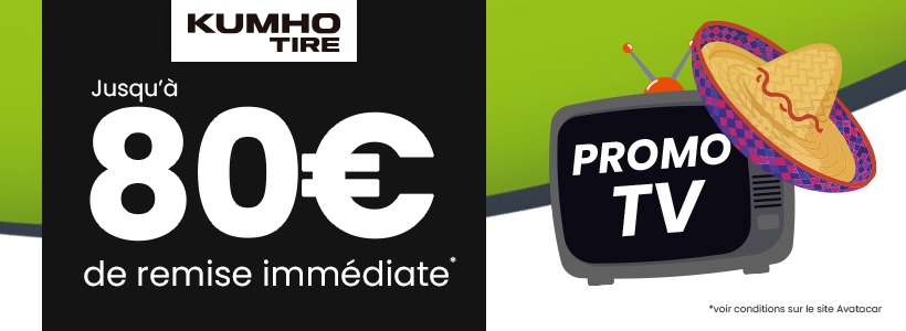 promo pneu kumho 2025 octobre 80€ de remise avatacar popin