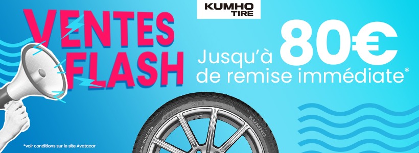 promo pneu kumho 2025 octobre 80€ de remise avatacar popin