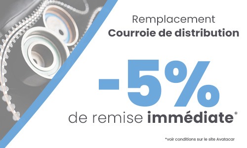 Opération courroie 5%