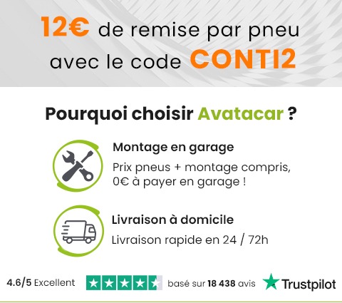 continental -12€ par pneu