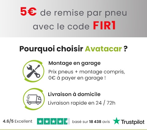 promo pneu firestone 2023 - 80€ de remise avatacar 15 pouces et moins