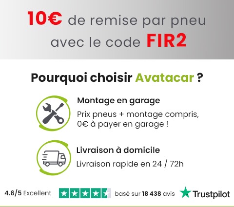 promo pneu firestone 2023 - 80€ de remise avatacar 16 a 19 pouces