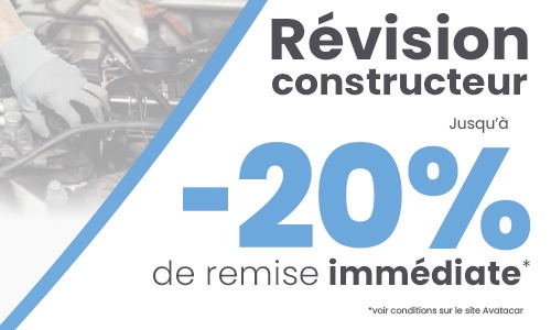 Promotion Révision jusqu'à 20%