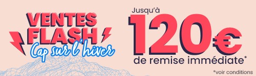 Jusqu'à 120 € remise immédiate